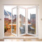 Customized UPVC Folding Door, Bi-Fold Patio Door For Living Room and Villa, Waterproof, European Style