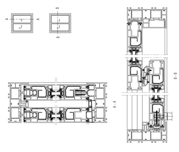 ROPO UPVC Lift and Slide Door Possible Configurations