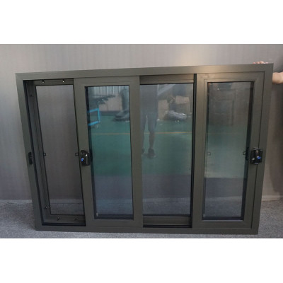 Double Glazed Aluminum Horizontal Sliding Glass Windows, Sliding Window Manufacturer, Double Glazed, For Kitchen, Bedroom, Dining Room