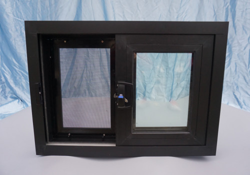 Thermal Broken Aluminum Horizontal Sliding Glass Windows, AS2047 Standard, Interpon Powder Coating, Double Glazed, For Kitchen, Bedroom, Dining Room