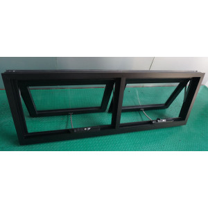 Double Glazed Aluminium Chain Winder Awning Windows, Awning Windows For Sale, Soundproof, Thermal Broken, For Bathroom, Kitchen