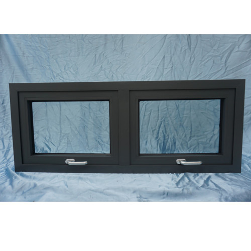 Double Glazed Custom Aluminum Top Hung Awning window, Heat Insulation, Soundproof, European Style, Project Window For Kitchen, Toilet, Office