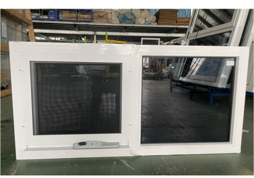 UPVC Windows and Doors, Vinyl Chain Winder Awning Windows, High Anti UV, Project Window For Kitchen, Bathroom