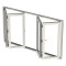 Double Glazed Aluminium Bifold Windows Manufacturer, Custom Folding Windows, For Kitchen, Room