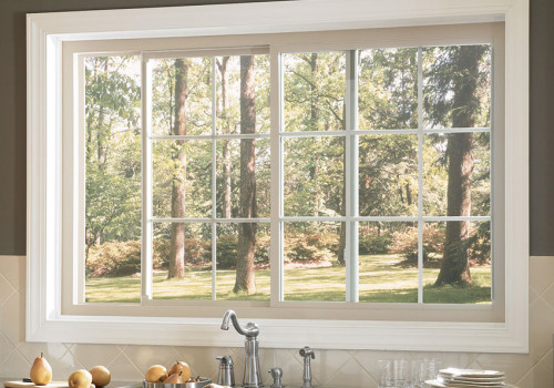 Custom UPVC Window Manufacture, Double Glazing Vinyl Sliding Window, For Sunroom