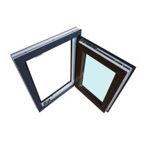 AS2047 Vinyl Window, UPVC Tilt and Turn windows, Double Glazed, Wind Resistance, For Living Room