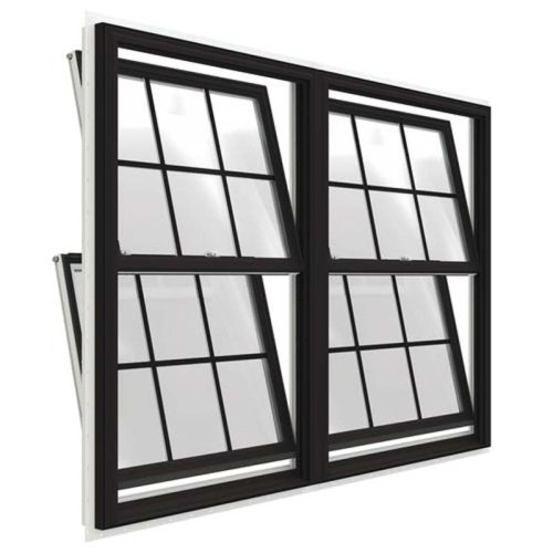 Aluminium Sash Windows, Double Hung Windows Factory, American Style, Colonial Bar, For Living Room, Bedroom, Kitchen