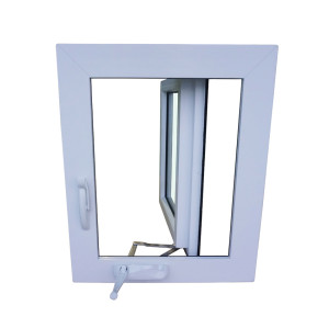 UPVC Hand Crank Push Out Windows, Wind Out Awning Window For Kitchen, Bedroom