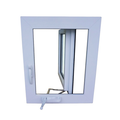 UPVC Hand Crank Push Out Windows, Wind Out Awning Window For Kitchen, Bedroom