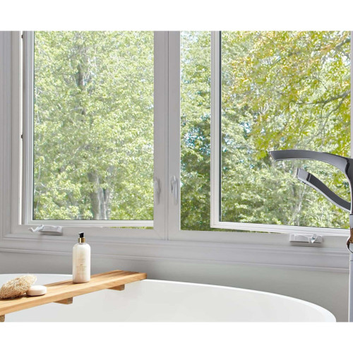 Custom UPVC Hand Crank Windows, Double Glazing Crank Window For Kitchen, Bedroom