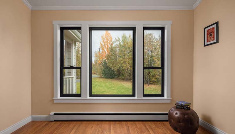 Aluminum Combination Windows Factory, Door And Window Combination, Heat Insulation, Soundproof, European Style, Project Window For Hall