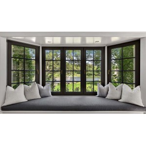 Aluminum Bay And Bow Windows Factory, Kitchen Bay Window, Soundproof, Colonial Bar Design, Bay Window For Dining & Bedroom