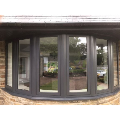 Aluminum Bay Windows, Kitchen Bay Window, Bow Windows, Soundproof, Modern Design, Bay Window For Kitchen & Bedroom