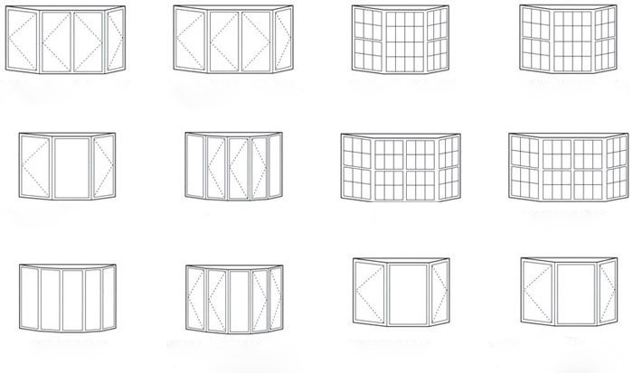 Double Glazed Aluminum Top Hung Awning Window Configurations