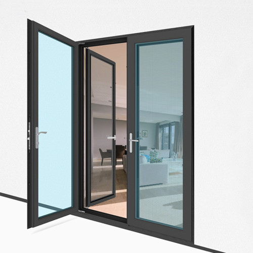 Aluminum French Doors Manufacturer, Commercial Aluminum Doors, Soundproof, French Style, For Balcony, Living