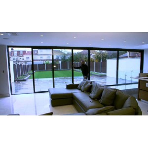 Australian AS2047 Aluminum Stacker Sliding Door, Energy Efficient, Waterproof, For Outdoor, Balcony