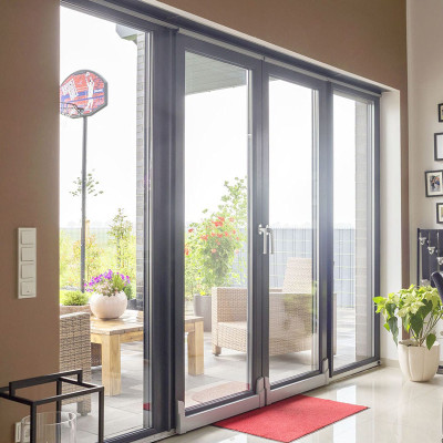 Double Glazed Aluminium Tilt And Sliding Patio Doors, Soundproof, For Kitchen