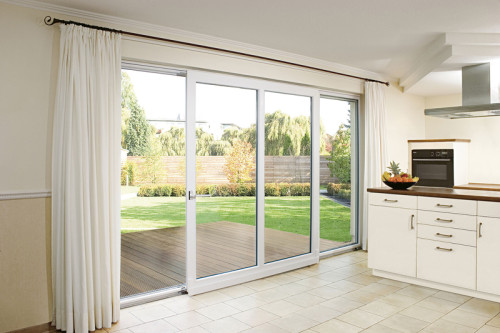 Double Glazed Aluminium Tilt And Sliding Patio Doors, Soundproof, For Kitchen
