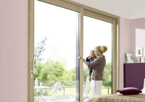Double Glazed Aluminium Tilt And Sliding Patio Doors, Double Glazing Tilt Sliding Door, For Living Room