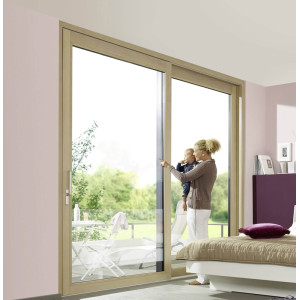 Double Glazed Aluminium Tilt And Sliding Patio Doors, Double Glazing Tilt Sliding Door, For Living Room