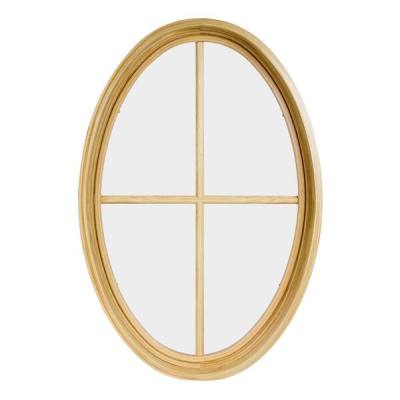 Factory Aluminium Clad Timber Fixed Window,  Soundproof, High Anti Uv,Double Glazed, For Bathroom, Balcony