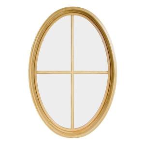 Factory Aluminium Clad Timber Fixed Window, Soundproof, High Anti Uv,Double Glazed, For Bathroom, Balcony