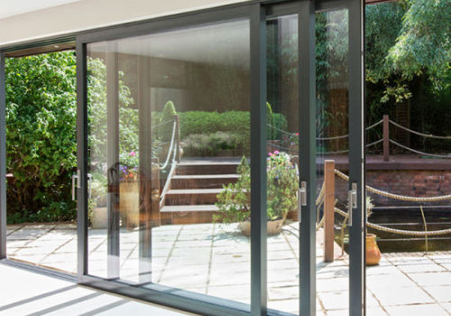 Factory Aluminium Clad Timber Lift & Sliding Door, Soundproof, Save Energy,  European Style, Triple Glazed, For Residence, Balcony, Living Room
