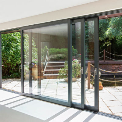 Factory Aluminium Clad Timber Lift & Sliding Door, Soundproof, Save Energy, European Style, Triple Glazed, For Residence, Balcony, Living Room