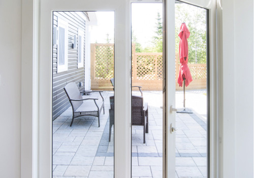 Customized UPVC Tilt and Turn Doors, Heat Insulation, Energy Saving Doors and Windows For Entrance Door, Living Room