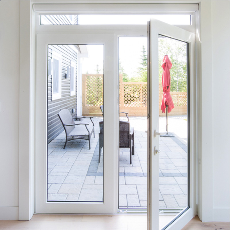 Customized UPVC Tilt and Turn Doors, Heat Insulation, Energy Saving Doors and Windows For Entrance Door, Living Room