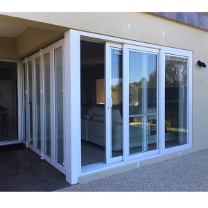 High Quality UPVC Sliding Corner Door, Double Glazing, Modern Style, Patio Door, For Living Room