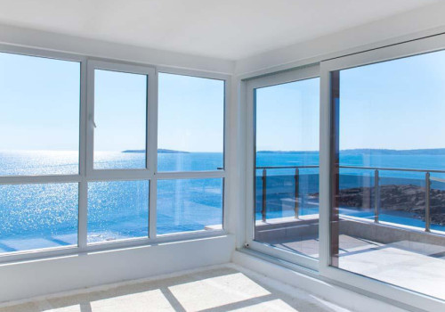 AS2047 Vinyl Window, UPVC Passive House windows, Double Glazed, Wind Resistance, For Living Room