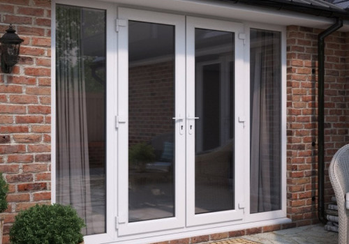 Factory Wholesale Commercial uPVC Combination Door, Exterior Double Casement Door, Residential Swing Patio Door