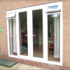 Factory Wholesale Commercial uPVC Combination Door, Exterior Double Casement Door, Residential Swing Patio Door