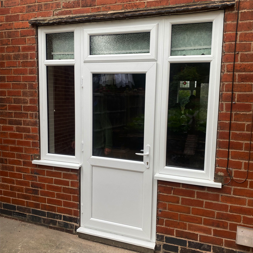 Custom UPVC Combination Doors, Double Glazing, Waterpoof, For Balcony ...
