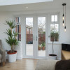 Custom UPVC Combination Doors, Double Glazing, Waterpoof, For Balcony