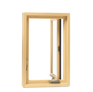 Aluminium Clad Timber Hand Crank Window, Save Energy, Heat Insluation, European Style, Anti UV, For Kitchen, Living Room