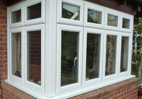 AS2047 UPVC Bay and Bow Windows, White Color, Heat Insulation, For Kitchen Room