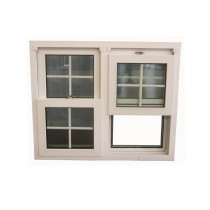 UPVC Single Hung Windows, Double Glass, Waterproof, Window Manufacturer, For Kitchen