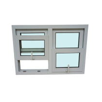 Custom UPVC Single Hung Window Supplier, Air tightness Double Glass Windows, For Living Room