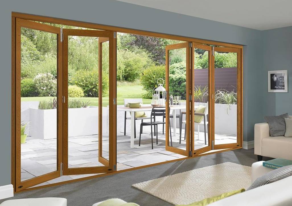 Alumminum Clad Timber Folding Door