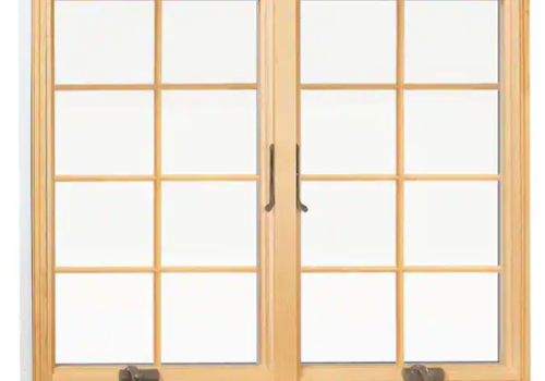 Maunufacture Aluminium Clad Timber Hand Crank Window, Double Glass, Save Energy, Heat Insluation, European Style, For Kitchen and Living Room