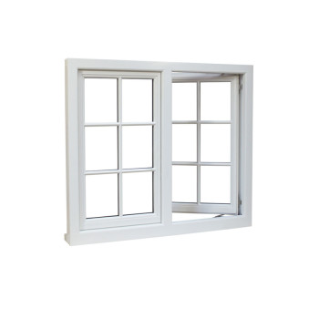Custom UPVC Sound-Proof Windows, Vinyl Hinged Window for Kitchen, Bathroom