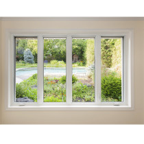 Certified UPVC Windows Manufacturer, Push Out Sound-Proof Windows, Colonial Bar, For Residential House