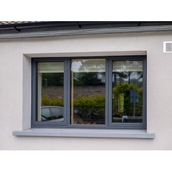 Aluminium Clad Timber Sound-Proof Window, Triple Glass, Sounproof, Heat Insluation, Passive House, For Living Room
