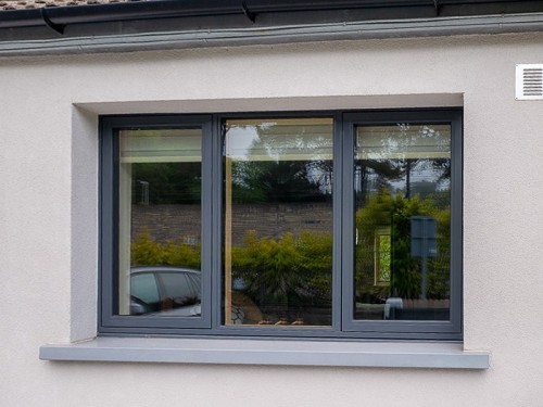Aluminium Clad Timber Sound-Proof Window, Triple Glass, Sounproof, Heat Insluation, Passive House, For Living Room