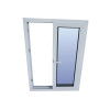 Certified NFRC UPVC Windows, Hurricane Impact Sliding Glass Window, For Balcony, Living Room