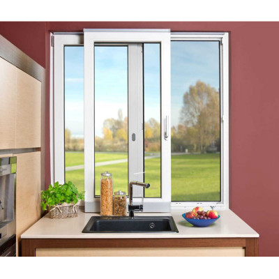 High Quality UPVC Windows and Doors, Hurricane Impact Window, Modern Style, For Bedroom