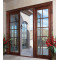 Aluminium Clad Timber Combination Door, Entrance Door, Triple Glass,  Soundproof,  For Entrance, Garden And Villa