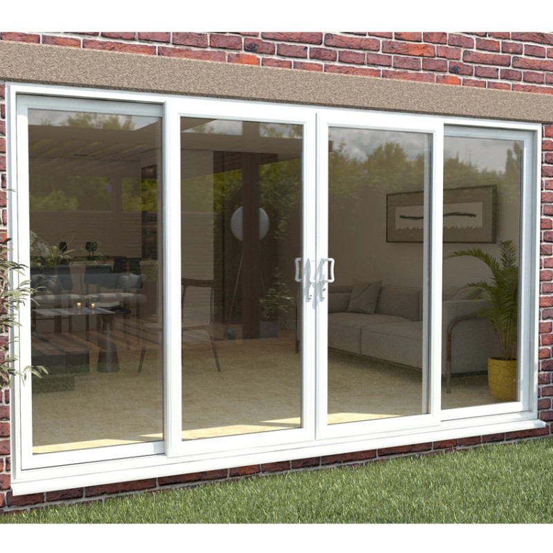 Custom UPVC Windows and Doors Manufacturer, Hurricane Proof Vinyl Sliding Door, For Sunroom